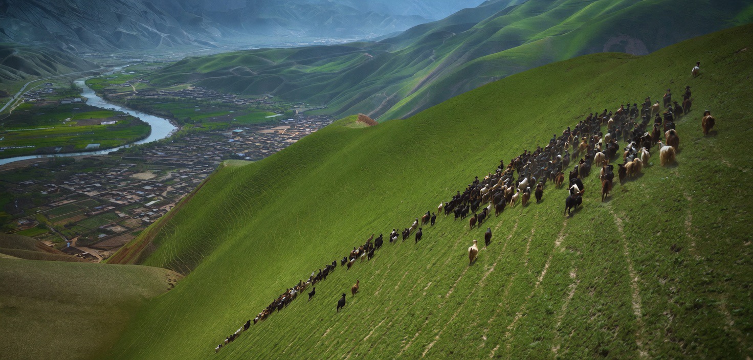 Kunduz City & Farmlands — view 2