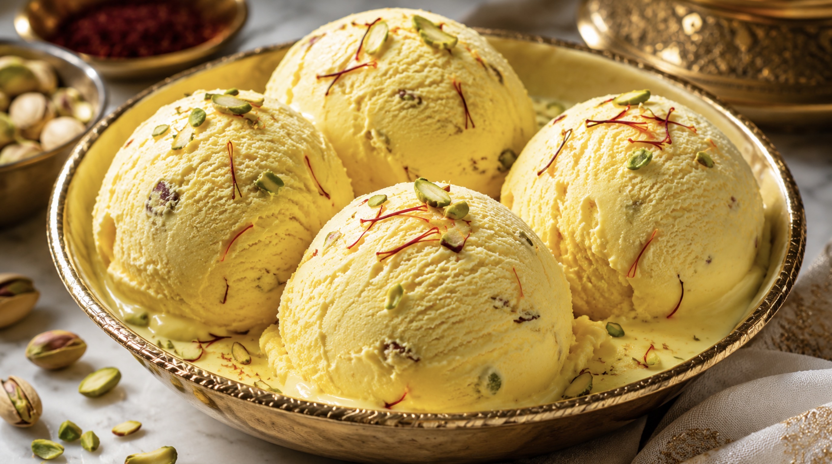Saffron Ice Cream
