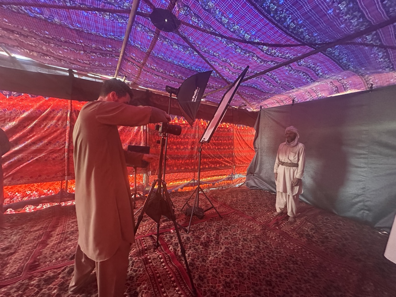 Field photography during a cultural documentation project
